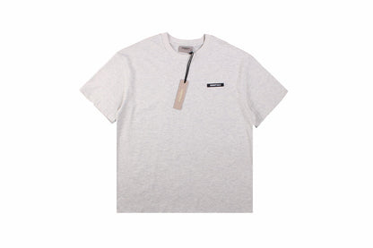Fear Of God Essentials Logo T-shirt - Heather - Grey Unisex Streetwear Limited Edition - This heather grey t-shirt from Fear of God Essentials showcases a soft, versatile color with