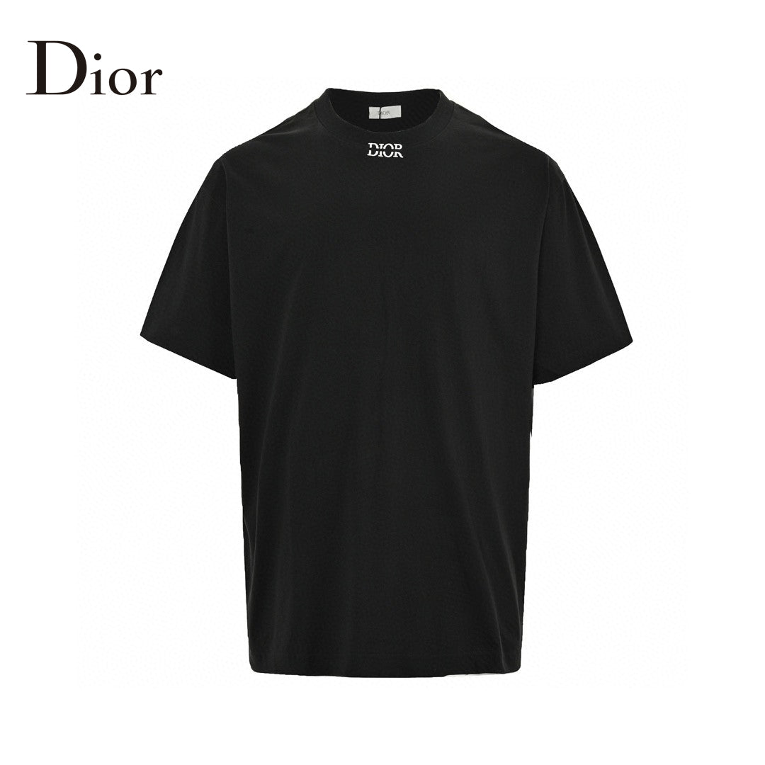 Dior Minimalist T-shirt - Black Unisex Streetwear Limited Edition - This Dior t-shirt features a minimalist design with 'Dior' text near the collar. Made from