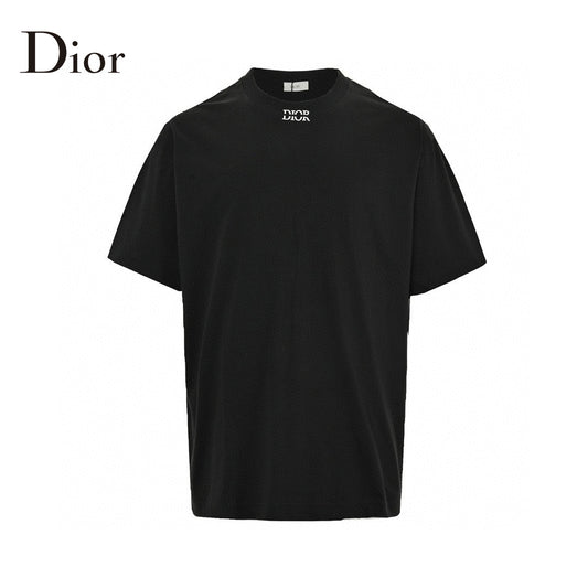 Dior Minimalist T-shirt - Black Unisex Streetwear Limited Edition - This Dior t-shirt features a minimalist design with 'Dior' text near the collar. Made from