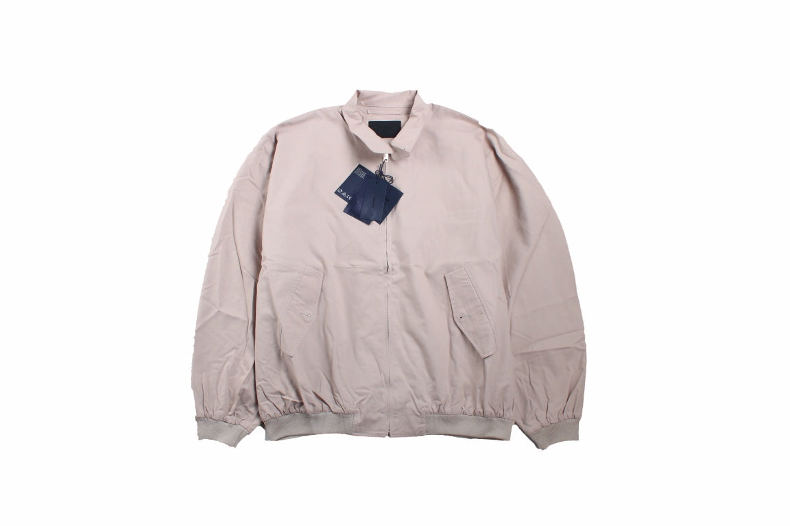Dior Bomber Jacket - Beige Unisex Streetwear Limited Edition - This Dior jacket features a beige design with a zip-up front. It has two side