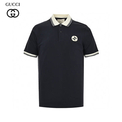 Gucci Polo Shirt - Navy Unisex Streetwear Limited Edition