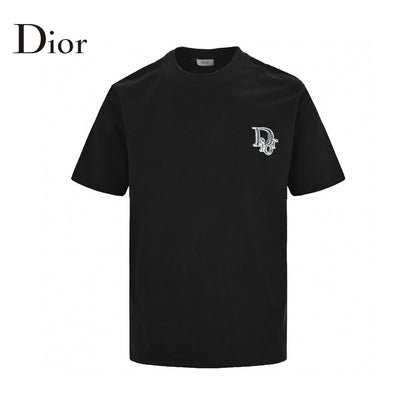 Dior Classic Logo T-shirt (black) Unisex Streetwear Limited Edition - The Dior Classic Logo T-Shirt in black is a stylish and versatile piece that epitomizes