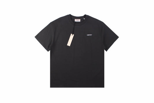 Fear Of God Essentials Logo T-shirt - - Black Unisex Streetwear Limited Edition - This sleek black t-shirt from Fear of God Essentials features the brand's logo subtly placed