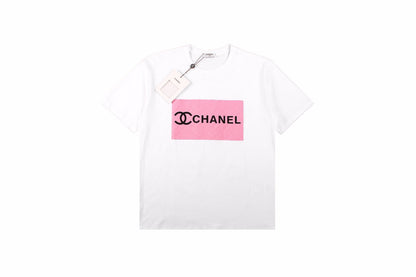 Chanel Classic Logo T-shirt - Black Unisex Streetwear Limited Edition - This white Chanel t-shirt is a timeless piece, featuring the iconic Chanel logo in black