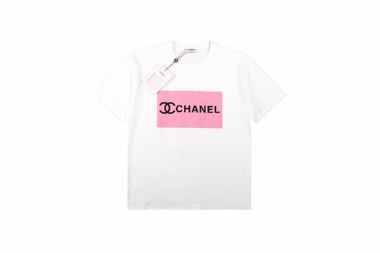 Chanel Classic Logo T-shirt - Black Unisex Streetwear Limited Edition - This white Chanel t-shirt is a timeless piece, featuring the iconic Chanel logo in black