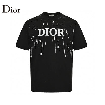 Dior Starry Sky T-shirt In - Black Unisex Streetwear Limited Edition - The Dior Starry Sky T-Shirt in black is a chic and modern addition to any