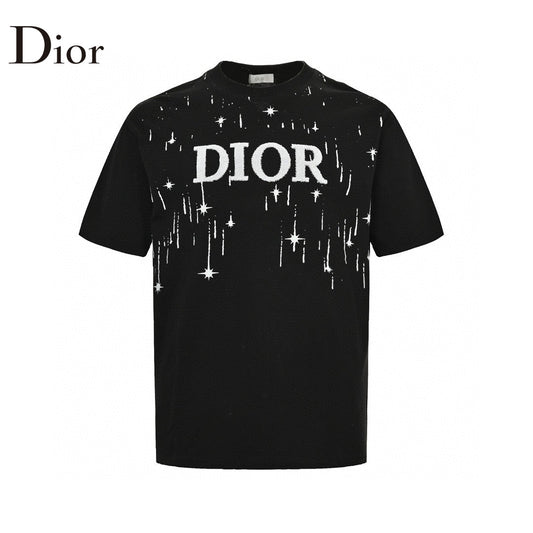 Dior Starry Sky T-shirt In - Black Unisex Streetwear Limited Edition - The Dior Starry Sky T-Shirt in black is a chic and modern addition to any