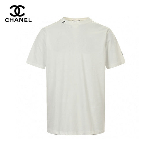 Chanel Minimalist Logo T-shirt (white) Unisex Streetwear Limited Edition - The Chanel Minimalist Logo T-Shirt in white exudes elegance and simplicity, perfect for those who
