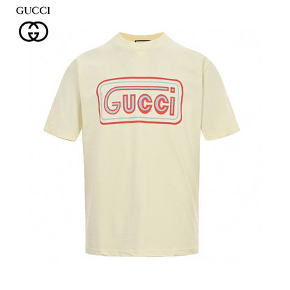 Gucci Vintage Logo T-shirt - White Unisex Streetwear Limited Edition - The Gucci Vintage Logo T-Shirt features a nostalgic design with a retro-inspired logo in red