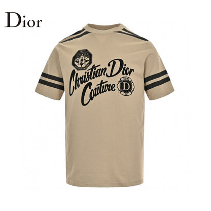 Dior Christian Dior Couture T-shirt - Beige Unisex Streetwear Limited Edition - This Dior t-shirt features a bold graphic design with 'Christian Dior Couture' text prominently displayed.