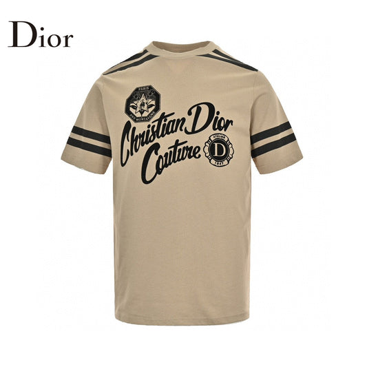 Dior Christian Dior Couture T-shirt - Beige Unisex Streetwear Limited Edition - This Dior t-shirt features a bold graphic design with 'Christian Dior Couture' text prominently displayed.