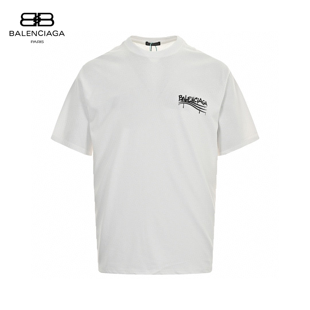 Balenciaga Paris T-shirt (white) Unisex Streetwear Limited Edition - This white Balenciaga Paris T-shirt offers a minimalist yet stylish design perfect for casual wear.