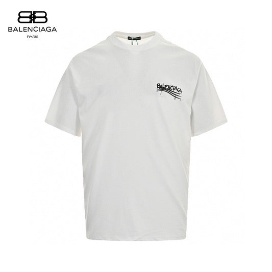 Balenciaga Paris T-shirt (white) Unisex Streetwear Limited Edition - This white Balenciaga Paris T-shirt offers a minimalist yet stylish design perfect for casual wear.