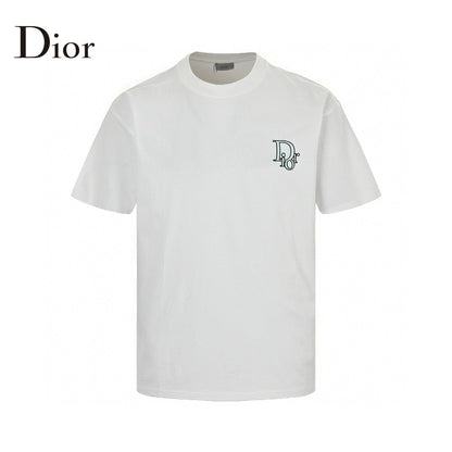 Dior Classic Logo T-shirt (white) Unisex Streetwear Limited Edition - The Dior Classic Logo T-Shirt in white is a timeless and elegant piece that exudes