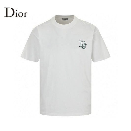 Dior Classic Logo T-shirt (white) Unisex Streetwear Limited Edition - The Dior Classic Logo T-Shirt in white is a timeless and elegant piece that exudes