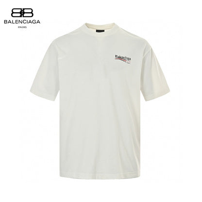 Balenciaga Political Campaign T-shirt (white) Unisex Streetwear Limited Edition - The Balenciaga Political Campaign T-Shirt in white combines simplicity with a statement. Made from high-quality