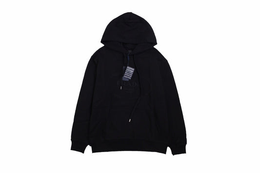 Prada Milano Hoodie - Black Unisex Streetwear Limited Edition - This Prada Milano hoodie comes in a sleek black color, featuring the iconic Prada logo