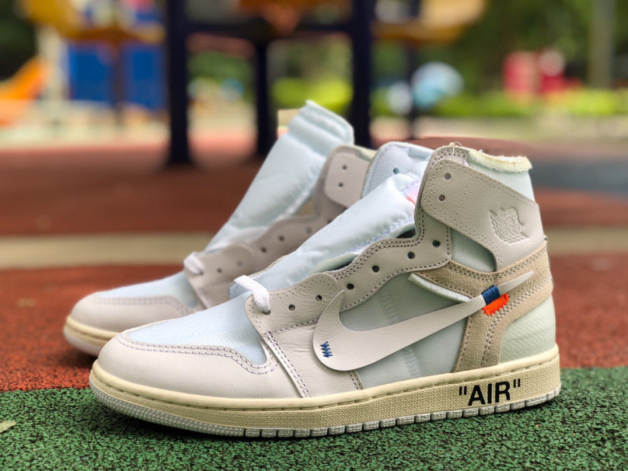 JORDAN 1 Retro High - Off-white Sneakers Unisex Streetwear Limited Edition