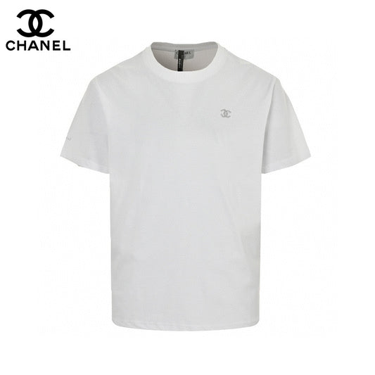 Chanel Classic Logo T-shirt In - White Unisex Streetwear Limited Edition - The Chanel Classic Logo T-Shirt in white is a timeless piece that exudes elegance and