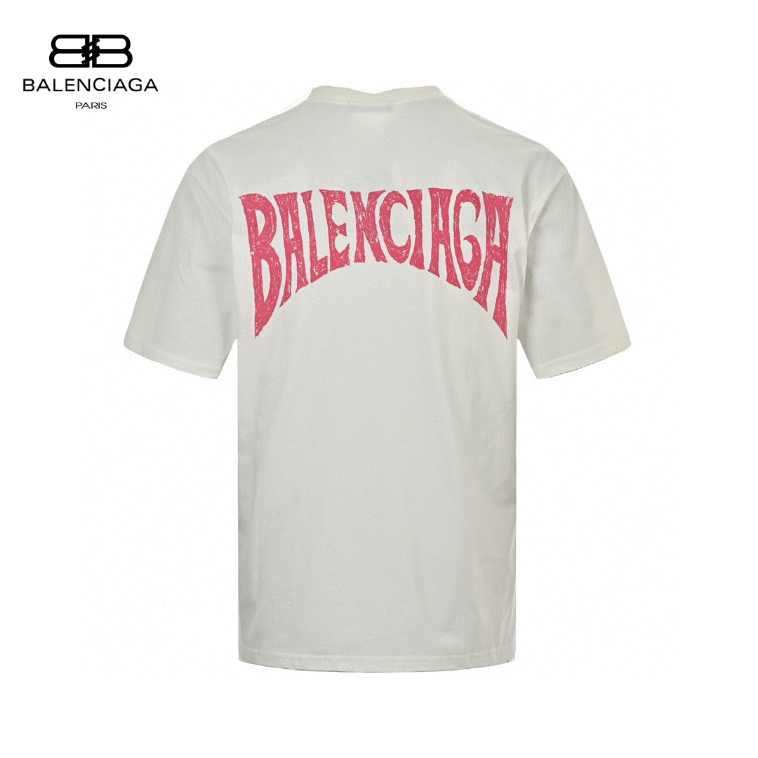 Balenciaga Paris Sunset T-shirt Unisex Streetwear Limited Edition - <span>This Balenciaga t-shirt features a vibrant and colorful design with a Paris-themed graphic on the