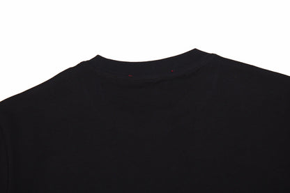 Camiseta negra GUCCI x BALENCIAGA DRIP LOGO