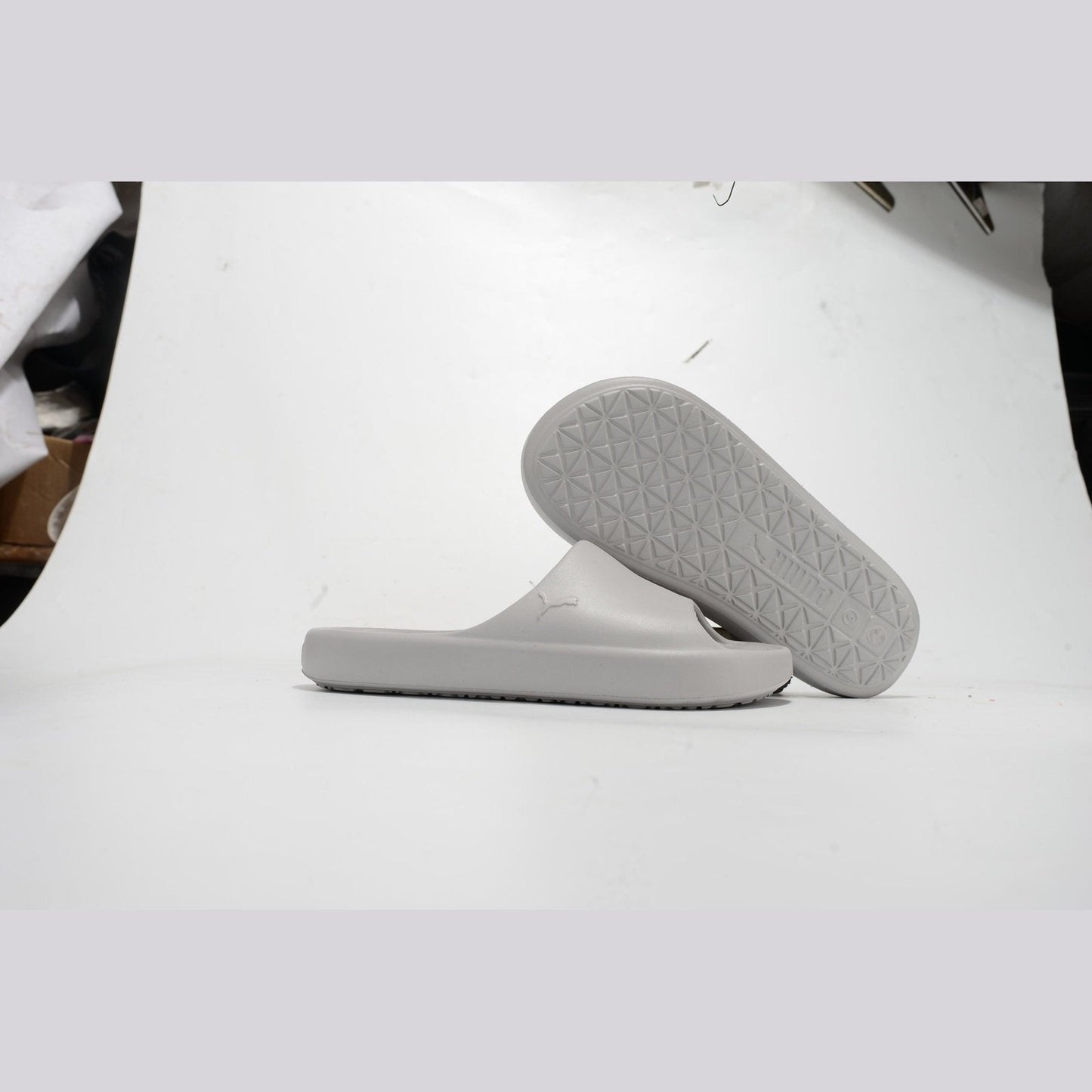 PUMA Shibui Cat Slide - Harbor Mist - Gray Unisex Streetwear Limited Edition