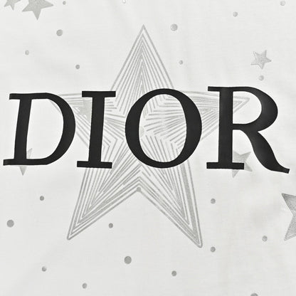 Dior Star Graphic T-shirt - White Unisex Streetwear Limited Edition - <span>This Dior t-shirt features a striking design with the Dior logo and star elements scattered