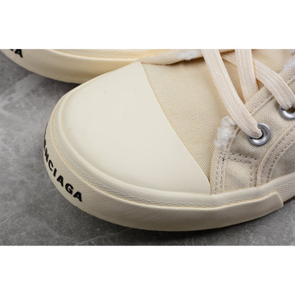 BALENCIAGA Paris Mid Vulc Destr - Sneakers - Beige Unisex Streetwear Limited Edition - Introducing the BALENCIAGA Paris Mid Vulc Destr x Beige, a perfect blend of contemporary design