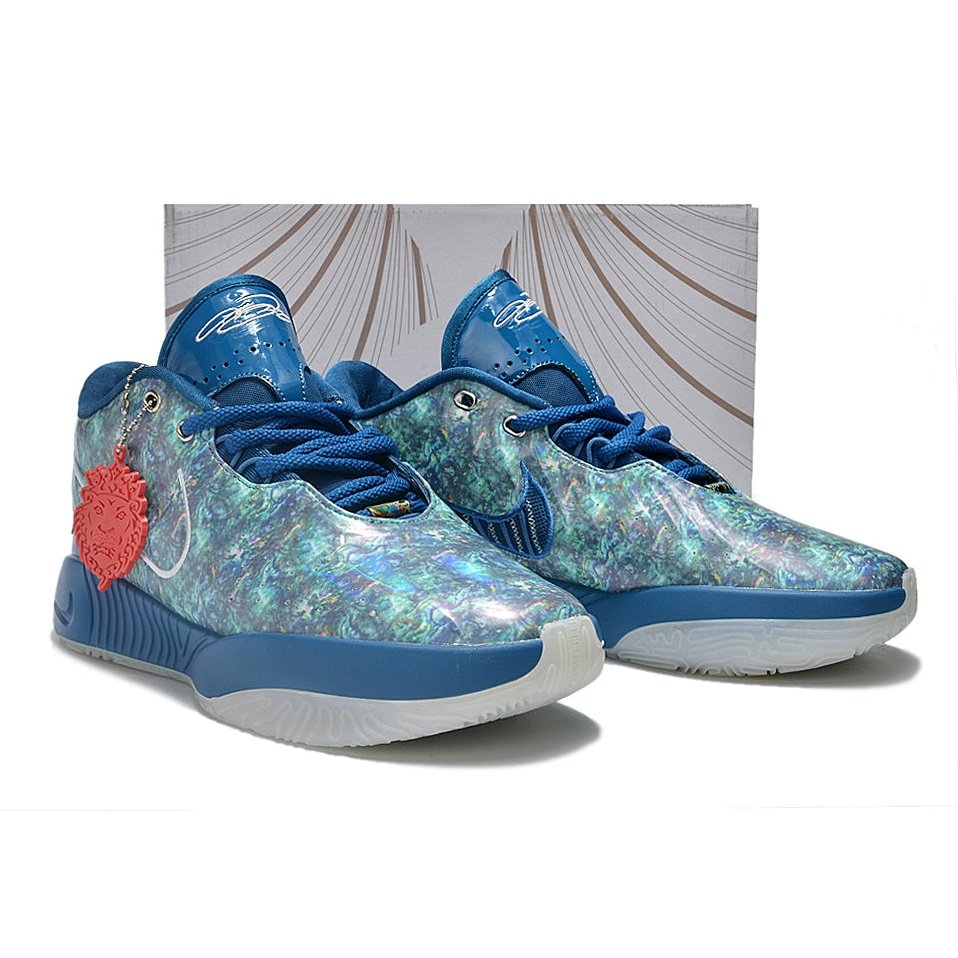 NIKE Lebron 21 - Abalone Pearl Shoes - Red Unisex Streetwear Limited Edition