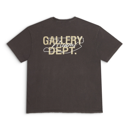 GALLERY Dept. Auction Tee T-Shirt - Red Unisex Streetwear Limited Edition - Introducing the Gallery Dept. Miami Logo T-Shirt, a perfect blend of urban style and artistic