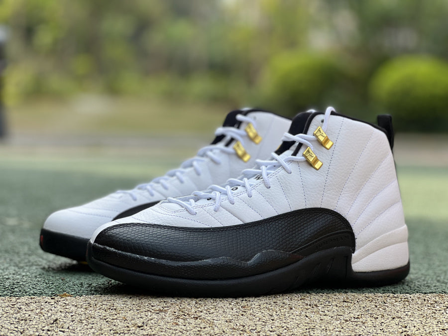 Jordan 12 Ta - I - Black Unisex Streetwear Limited Edition - Introducing the Air Jordan 12 Retro 'Royalty Taxi,' a luxurious twist on the iconic 'Taxi'