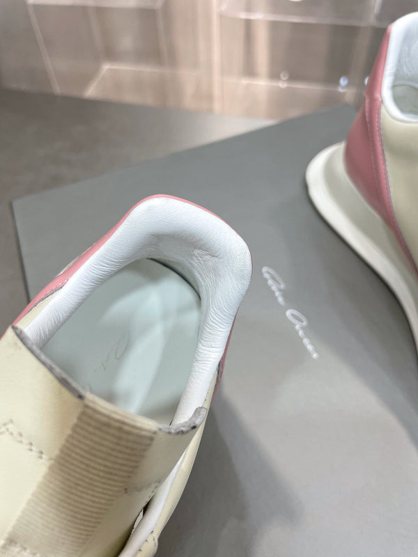 Two-Tone Accent Sneakers - Pink Unisex Streetwear Limited Edition - **Two-Tone Pink Accent Sneakers** Elevate your footwear game with these two-tone pink accent sneakers, designed