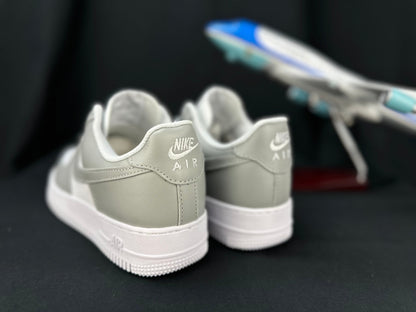 NIKE Air Force 1 'white - Grey' Unisex Streetwear Limited Edition - **Nike Air Force 1 'White/Grey'** The Nike Air Force 1 'White/Grey' delivers a fresh take
