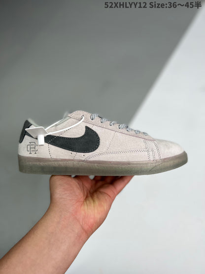 Nike Blazer Low - Reigning Champ2.0 - Red Unisex Streetwear Limited Edition - The Nike Blazer Low x Reigning Champ 2.0 redefines minimalism and craftsmanship, blending Nike's classic