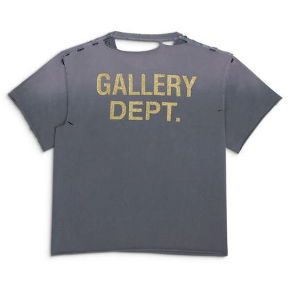 GALLERY Dept.grailed Ramke Tee T-Shirt - Red Unisex Streetwear Limited Edition - Introducing the Gallery Dept. Distressed Cut-Out Tee, a striking blend of edgy design and high-quality