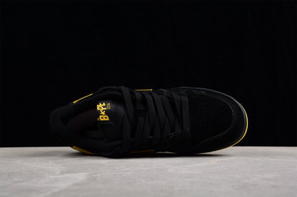BAPE Sta Low-top Sneakers In And Yellow - Black Unisex Streetwear Limited Edition - **BAPE STA Low-Top Sneakers in Black and Yellow** Elevate your sneaker collection with the BAPE