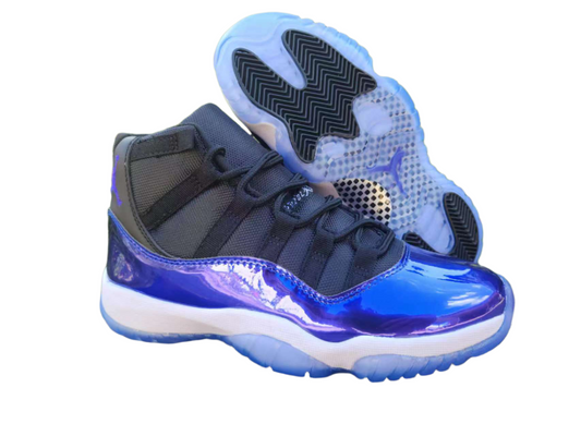 JORDAN 11 - Blue Unisex Streetwear Limited Edition - The sneaker featured in the image is a striking edition of the Air Jordan 11,