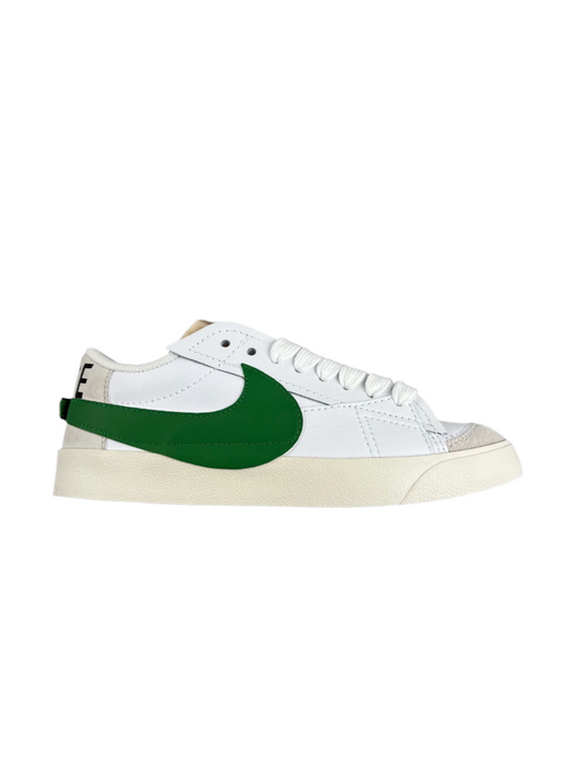 Nike Blazer Low'1977 - White Unisex Streetwear Limited Edition - The Nike Blazer Low '1977' in military green and blue offers a unique, eye-catching color