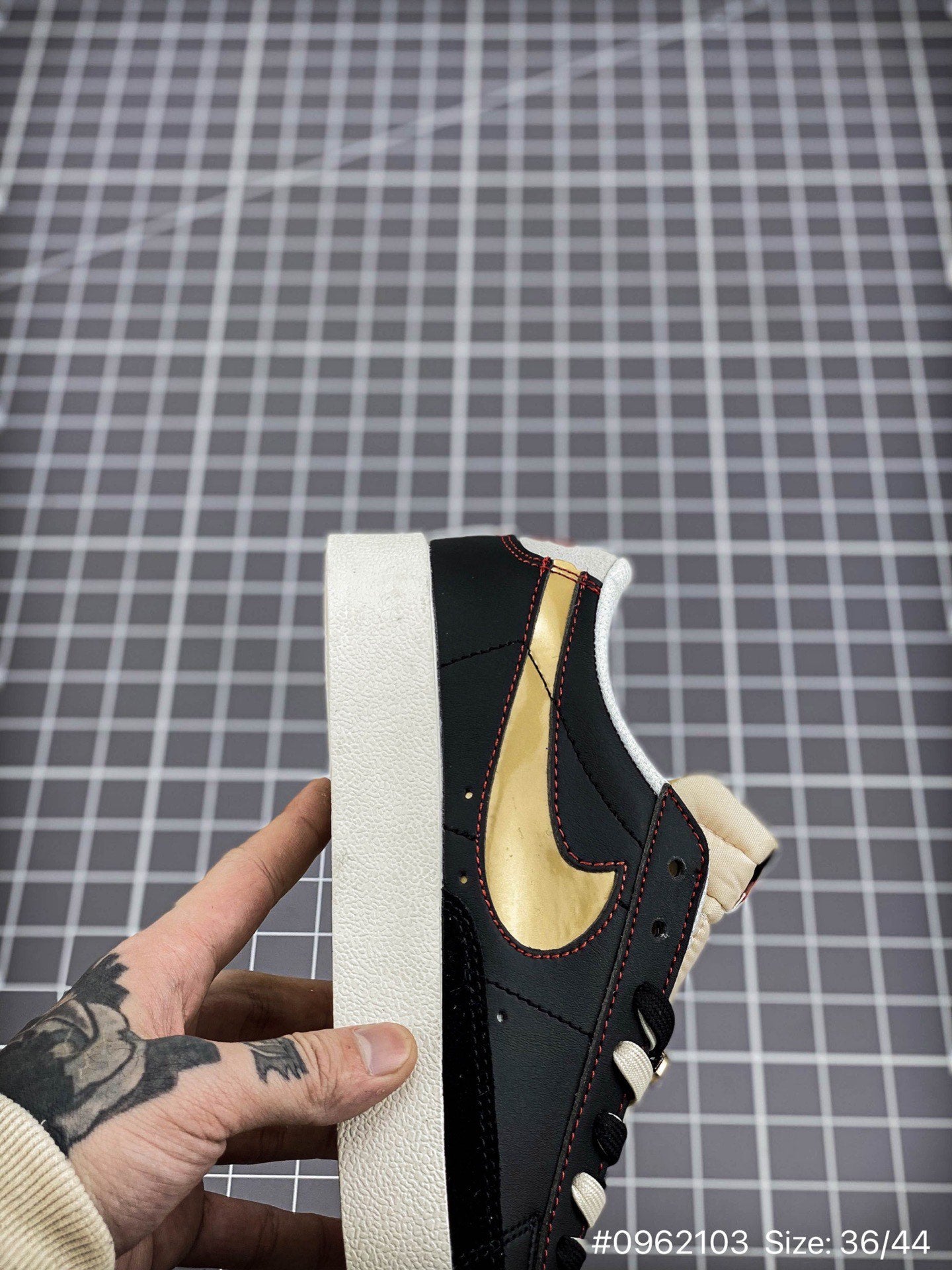 Nike Blazer Low'1977 Prm swoosh 50th Anniversary - Black Unisex Streetwear Limited Edition - The Nike Blazer Low '1977 PRM 'Swoosh 50th Anniversary' celebrates a half-century of the iconic