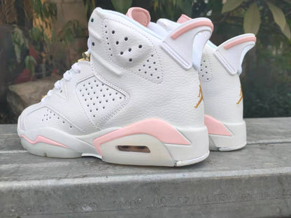 Jordan 6 'gold Hoops' - Black Unisex Streetwear Limited Edition