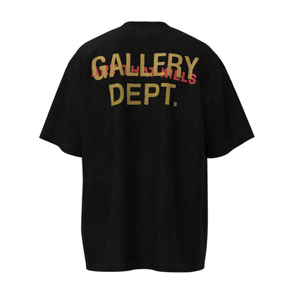 GALLERY Dept T-Shirt - Black Unisex Streetwear Limited Edition - **Gallery Dept. Skeleton Angel T-Shirt** Make a bold statement with the Gallery Dept. Skeleton Angel