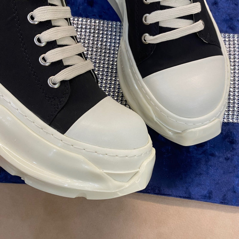 Rick Owens Low-top Sneakers - And White - Black Unisex Streetwear Limited Edition - ### Rick Owens Low-Top Sneakers - Black and White Introducing the Rick Owens Low-Top Sneakers