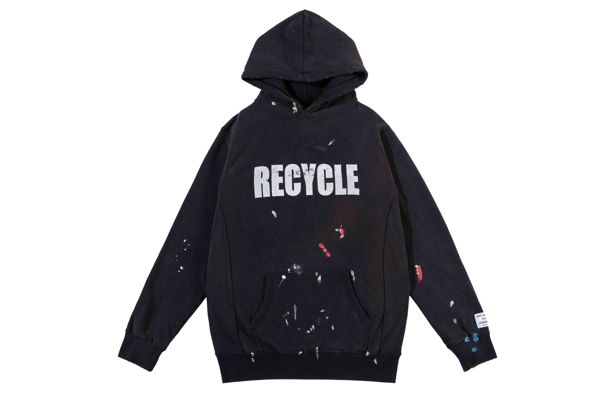 GALLERY Dept 23fw 'recycle' Hoodie - Grey Unisex Streetwear Limited Edition - **Gallery Dept. 'RECYCLE' Hoodie: Detailed Product Description** The Gallery Dept. 'RECYCLE' Hoodie is a unique