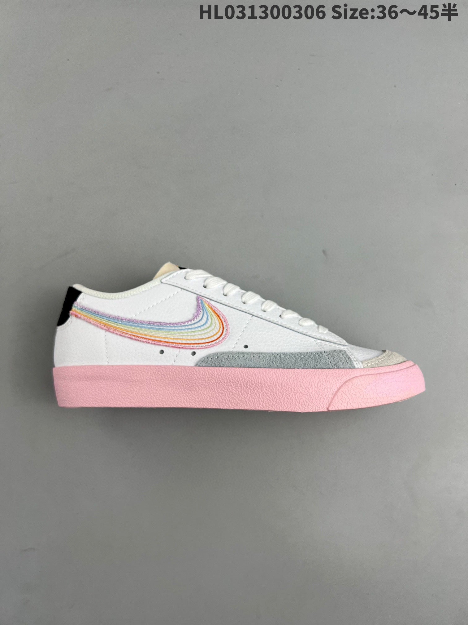 Nike Blazer Low'1977 - White Unisex Streetwear Limited Edition - The Nike Blazer Low '1977' in white and pink gets a refreshed upgrade, combining timeless