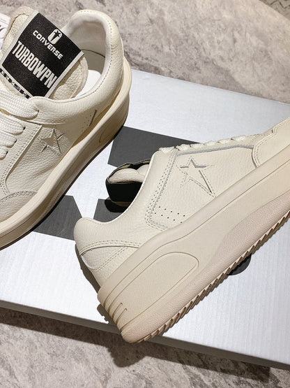 Converse - Undercover Turbowpn Low Sneakers - - White Unisex Streetwear Limited Edition - ### Converse x UNDERCOVER TURBOWPN Low Sneakers - White Introducing the Converse Turbo Weapon in