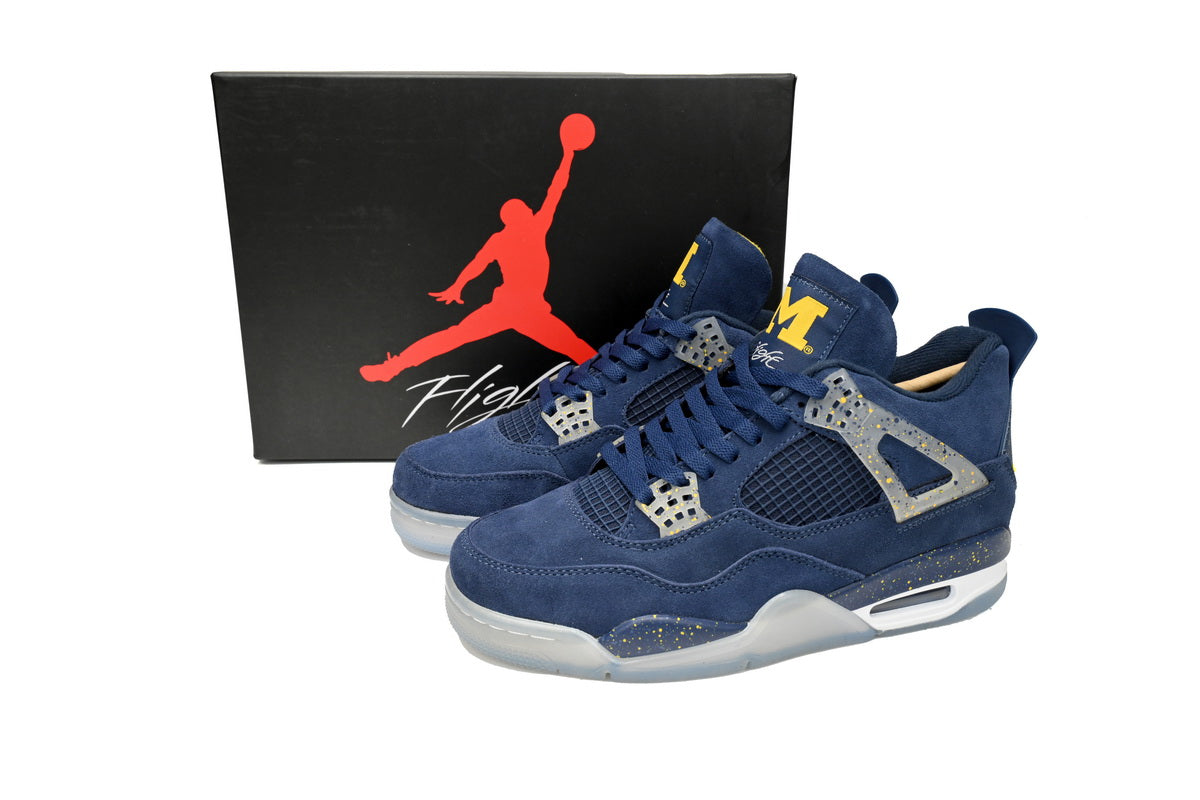 Air Jordan 4 Retro University Of Michigan - Red Unisex Streetwear Limited Edition - **Air Jordan 4 Retro 'University of Michigan'** The Air Jordan 4 Retro 'University of Michigan'