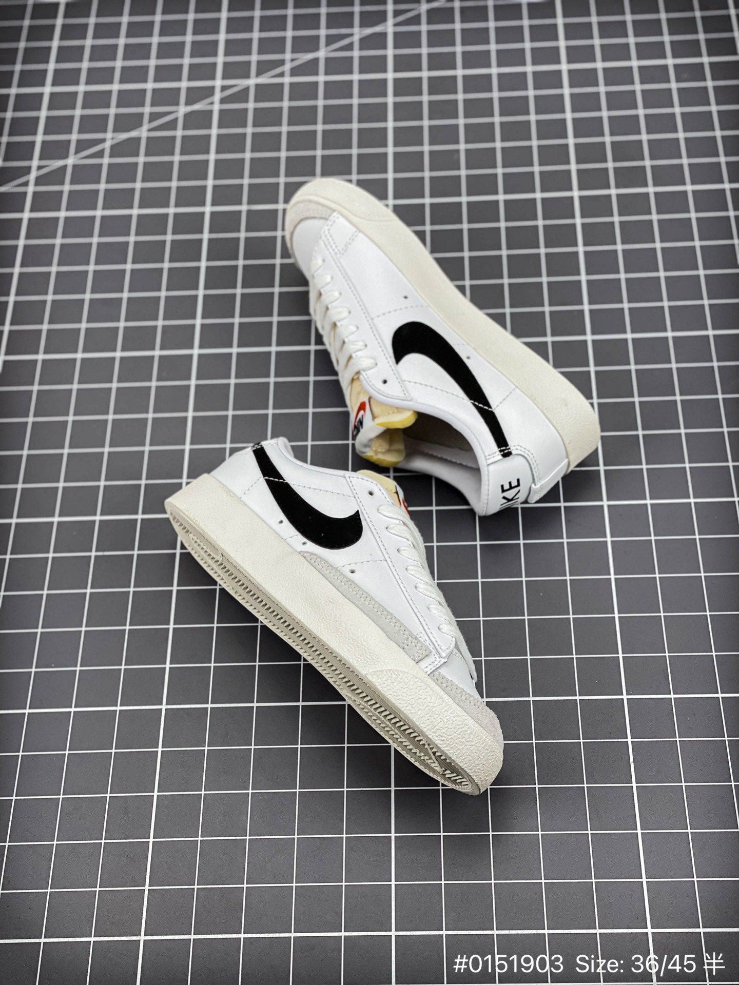 Nike Blazer Low'1977 Vintage - White Unisex Streetwear Limited Edition - The Nike Blazer Low '1977 Vintage 'Off-White' is a sophisticated twist on the classic silhouette,