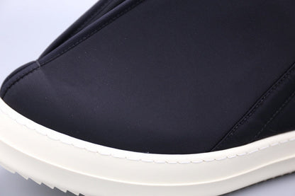 Rick Owens Wrap-around High-top Sneakers - Black Unisex Streetwear Limited Edition - **Rick Owens Black Wrap-Around High-Top Sneakers: Bold Innovation** Step into the future of fashion with