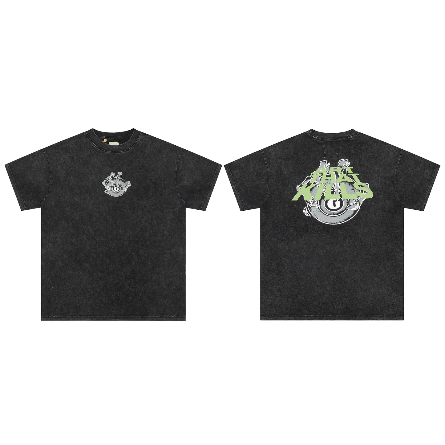 Gallery Dept. T-Shirt - Black Unisex Streetwear Limited Edition - The Gallery Dept. 'Art Kills' T-Shirt is a standout piece in any wardrobe, merging bold