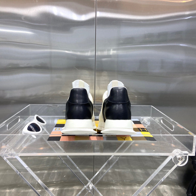 Rick Owens Cream And Low-top Sneakers - Black Unisex Streetwear Limited Edition - **Rick Owens Cream and Black Low-Top Sneakers: Modern Edge Meets Timeless Elegance** Introducing the Rick